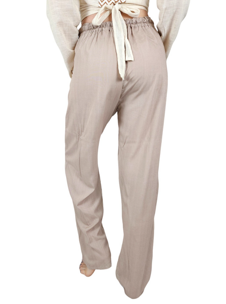 Sustainable Rayon Trousers (Dusty Rose)