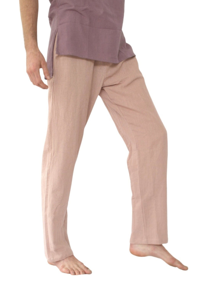 Organic Cotton Free Size Trousers (Light Pink)