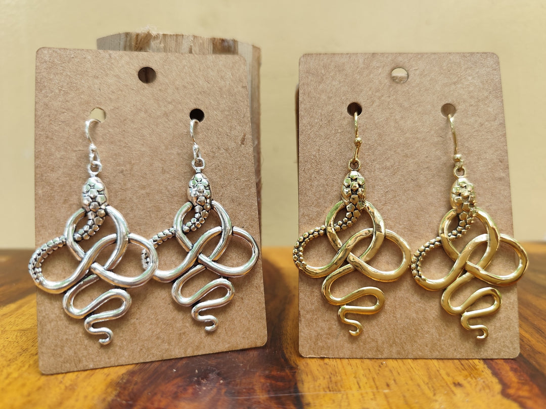 Serpent Dangle Earrings