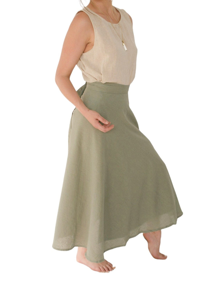 Organic Cotton Wrap Skirt