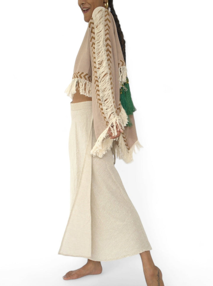 Organic Cotton Wrap Skirt