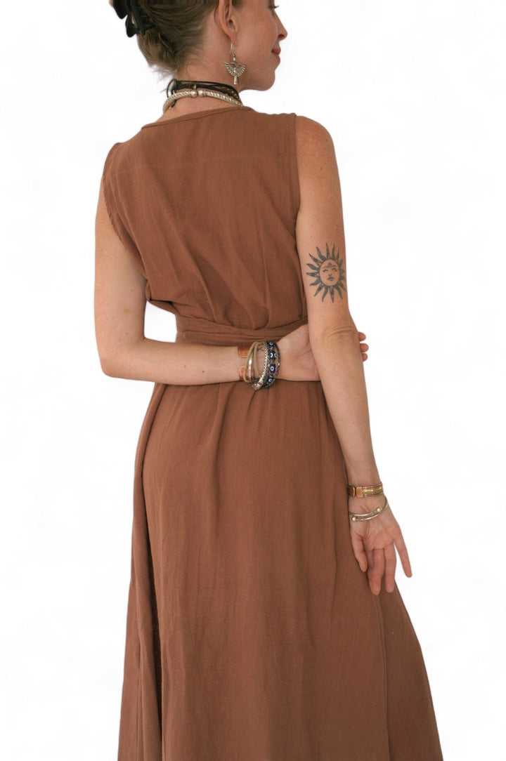 Organic Cotton Fringe Dress