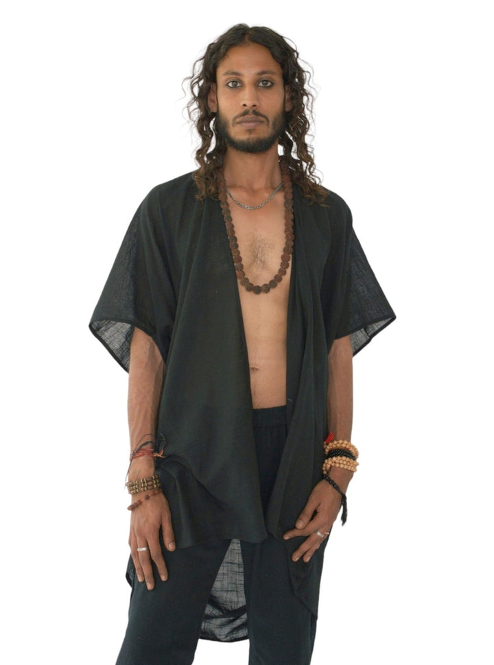Linen Shrug (Black)