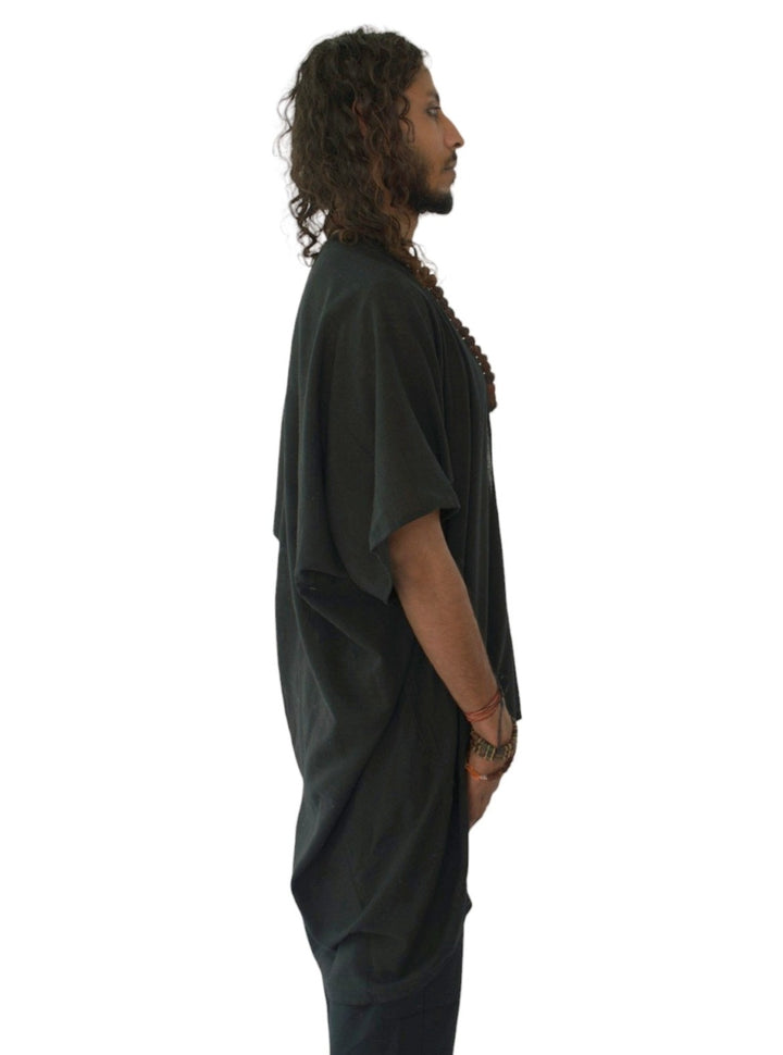 Linen Shrug (Black)