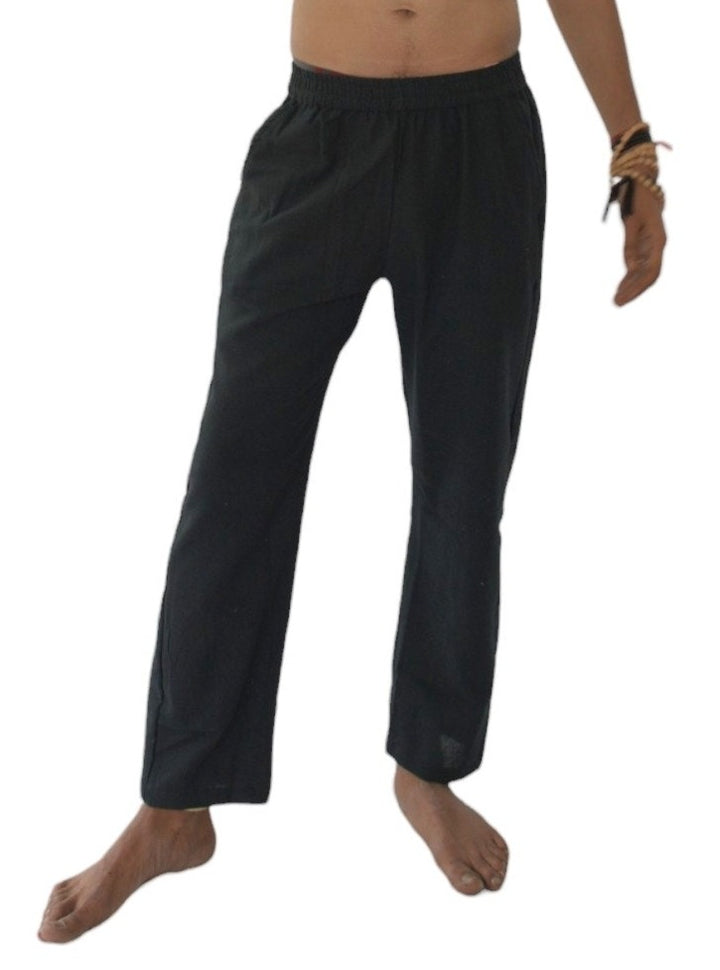 Organic Cotton Free Size Trousers (Black)
