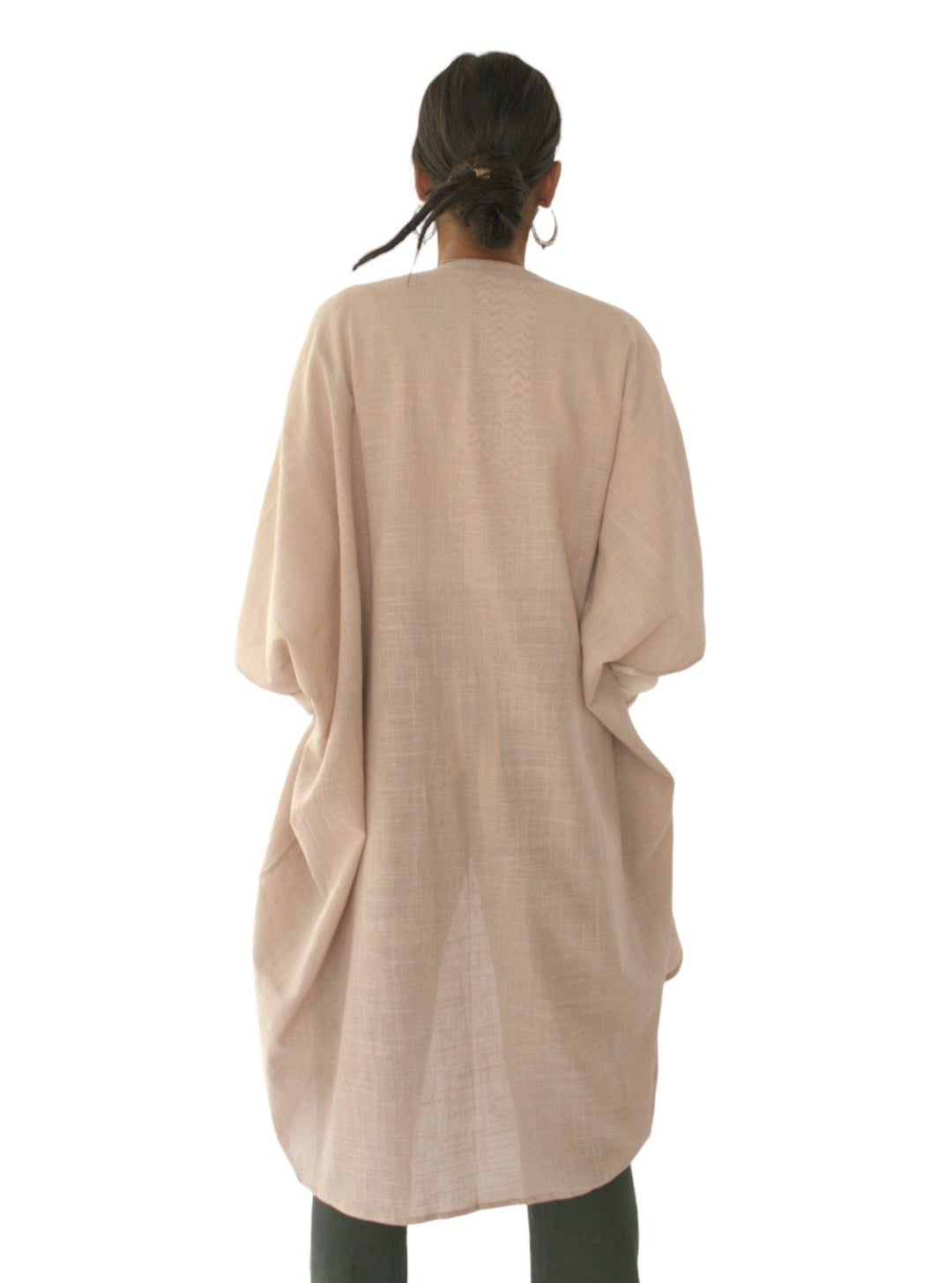 Linen Shrug (Dusty Rose)