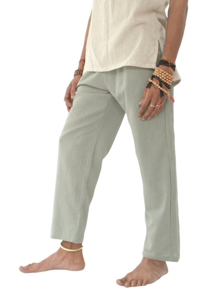 Organic Cotton Free Size Trousers (Sage)