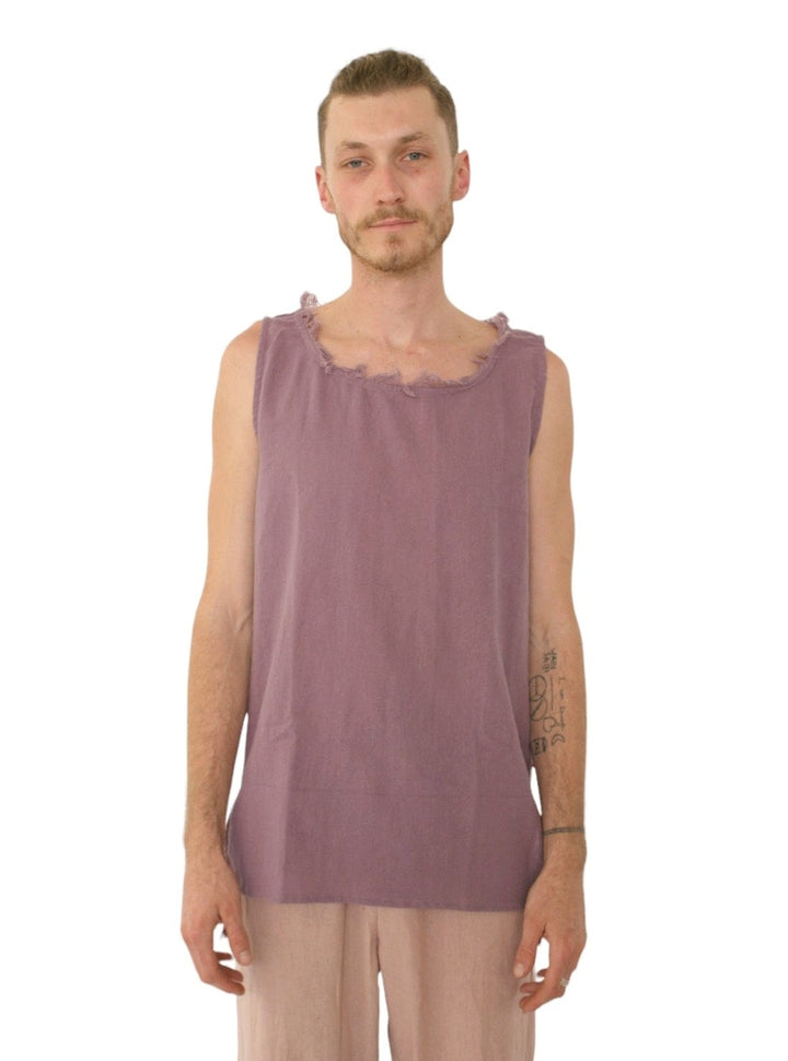 Organic Cotton Sleeveless Men's Tank (Lavender)