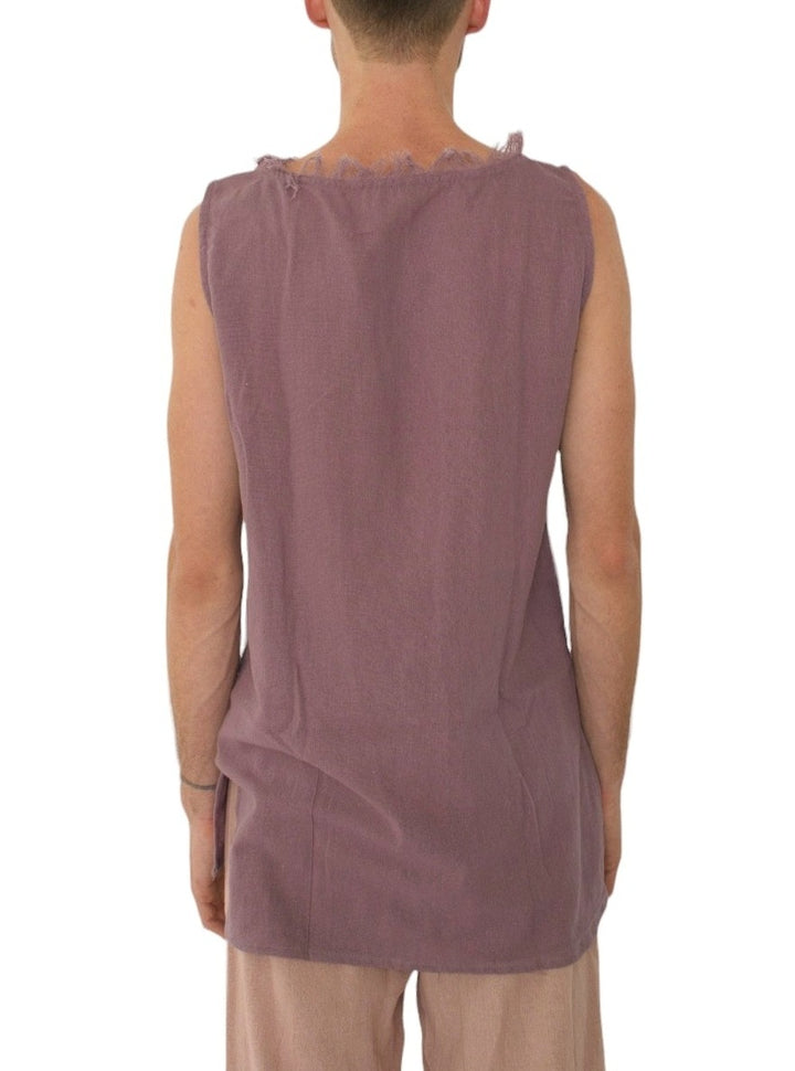 Organic Cotton Sleeveless Men's Tank (Lavender)