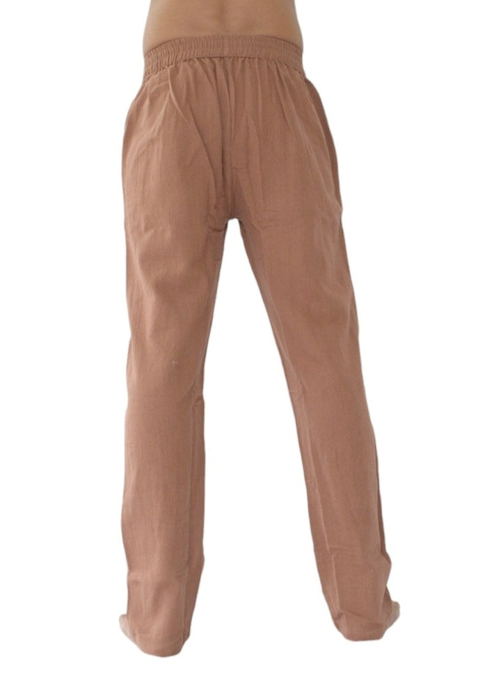 Organic Cotton Free Size Trousers (Terracotta)