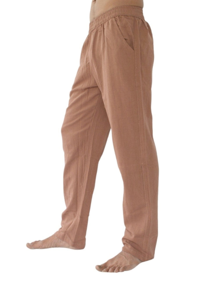 Organic Cotton Free Size Trousers (Terracotta)