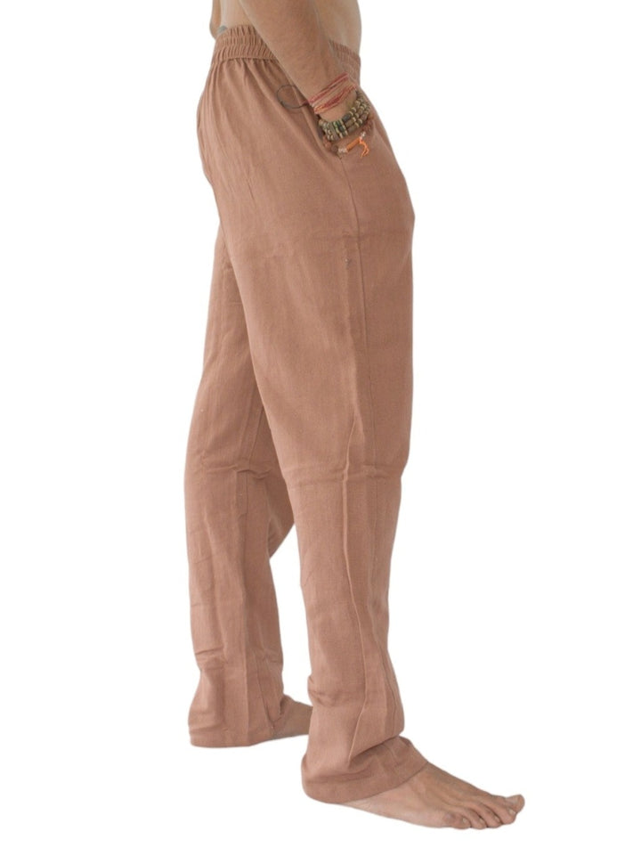 Organic Cotton Free Size Trousers (Terracotta)