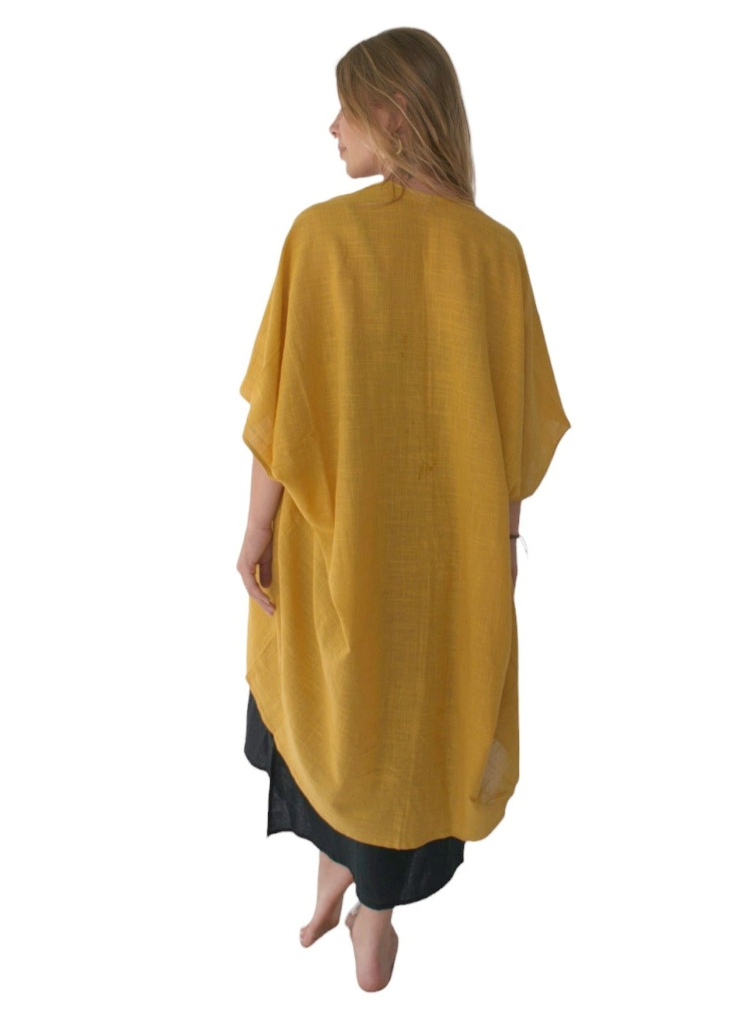 Linen Shrug (Turmeric)