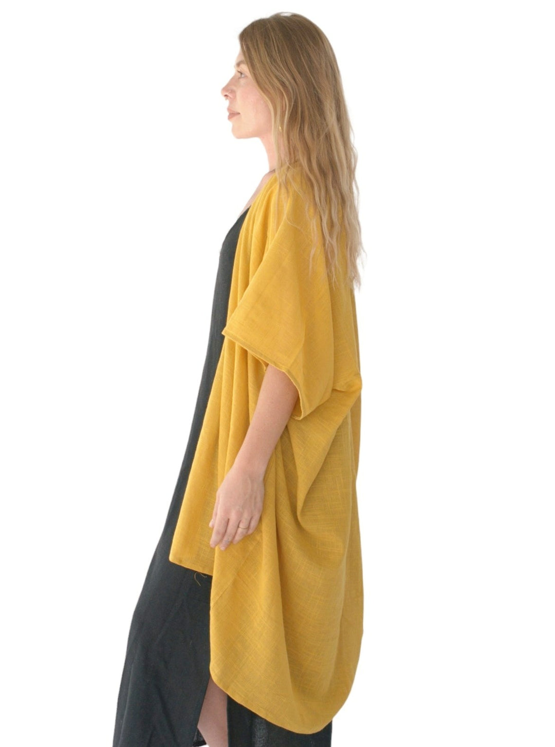 Linen Shrug (Turmeric)