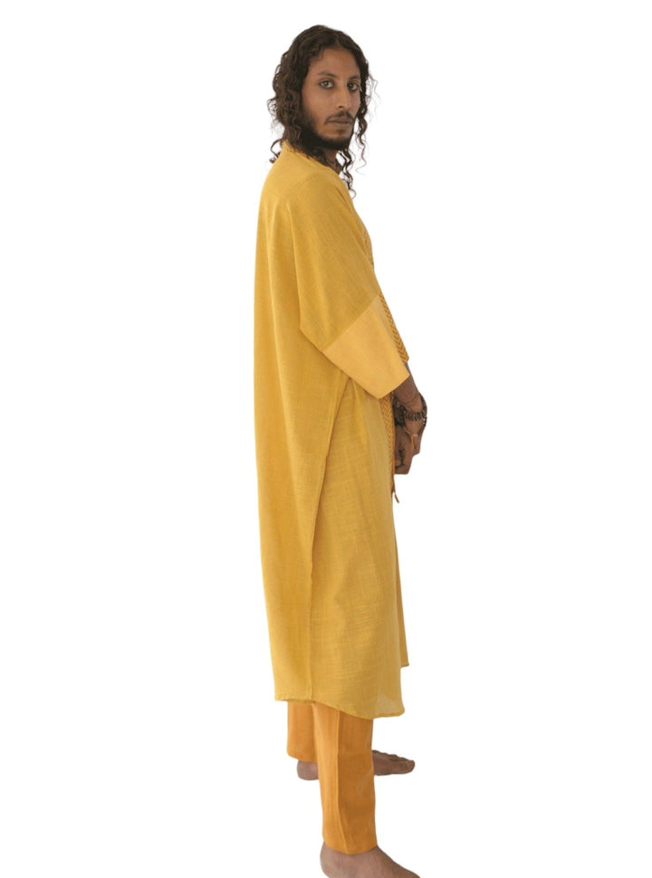 Linen Long Kimono (Turmeric)
