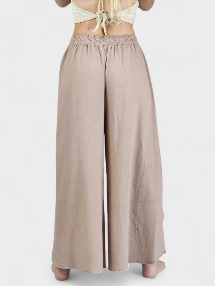 Dusty Rose Jute Fly Away Trousers