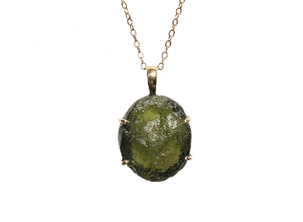 Moldavite Necklace With Silver Chaine, Certificate Authenticity, Real Raw  Authentic Moldavite Pendant Natural Stone Minearl, Czech Meteorite - Etsy