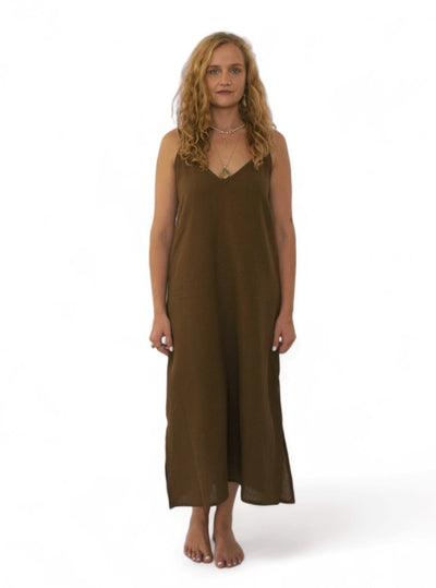 Organic Cotton Earth Brown Dress