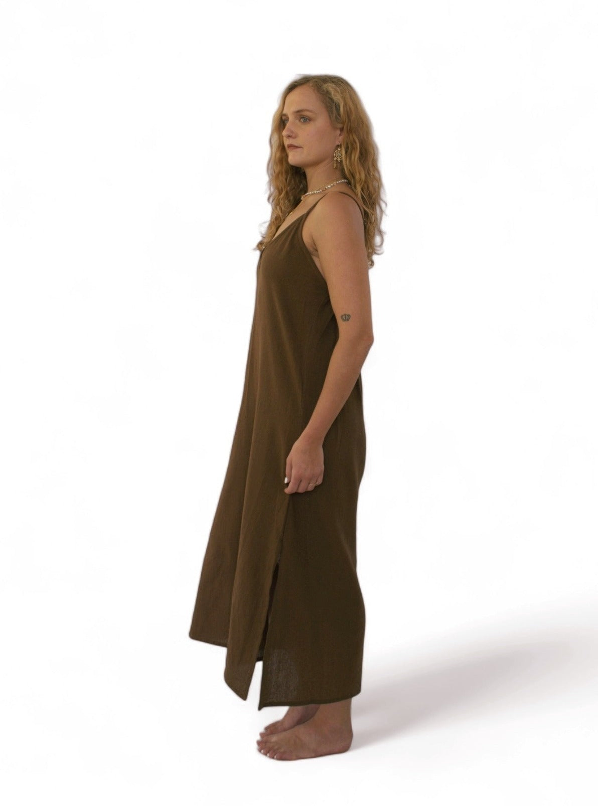 Organic Cotton Earth Brown Dress