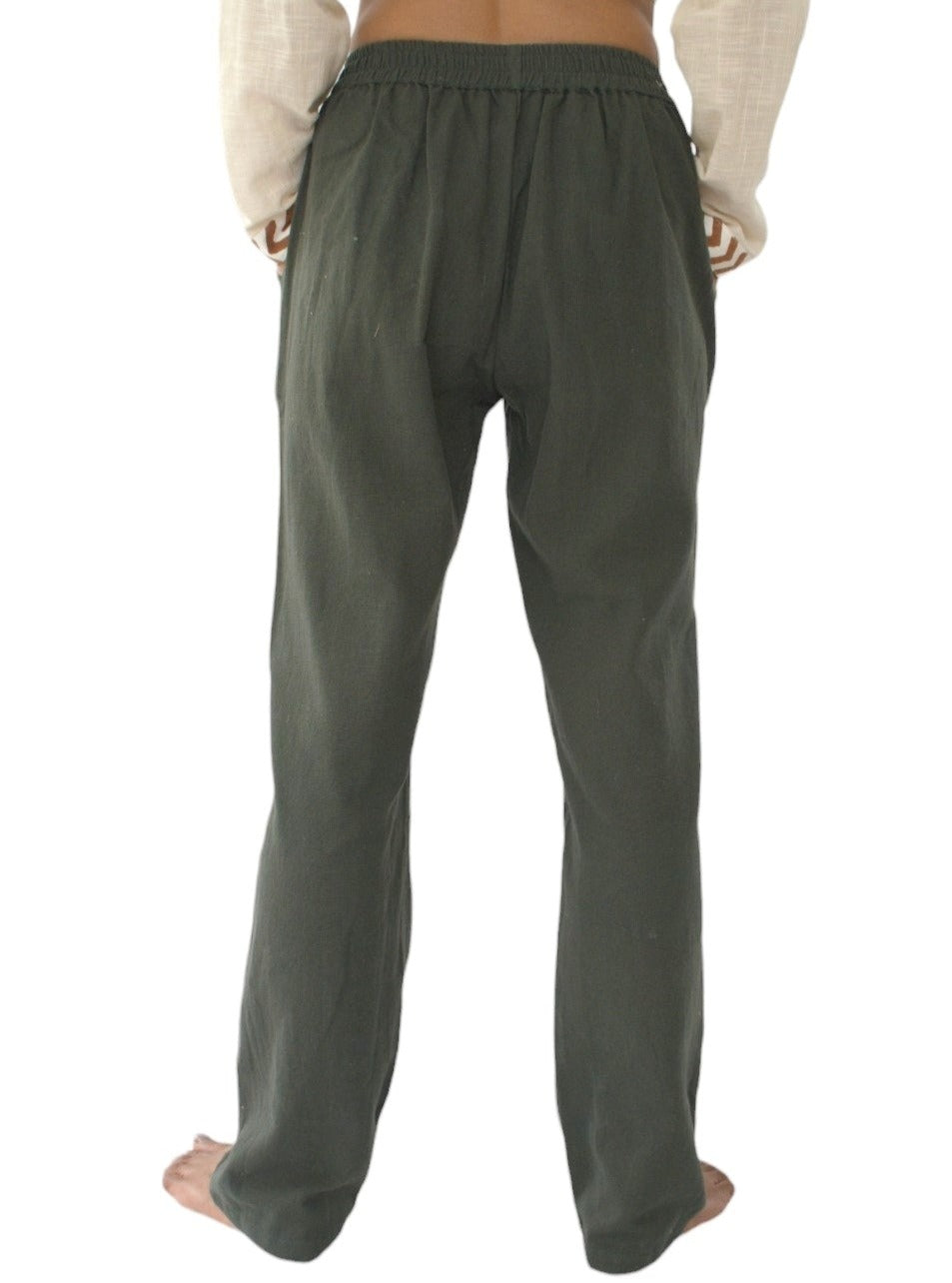 Forest Green Unisex Organic Cotton Free Size Trousers