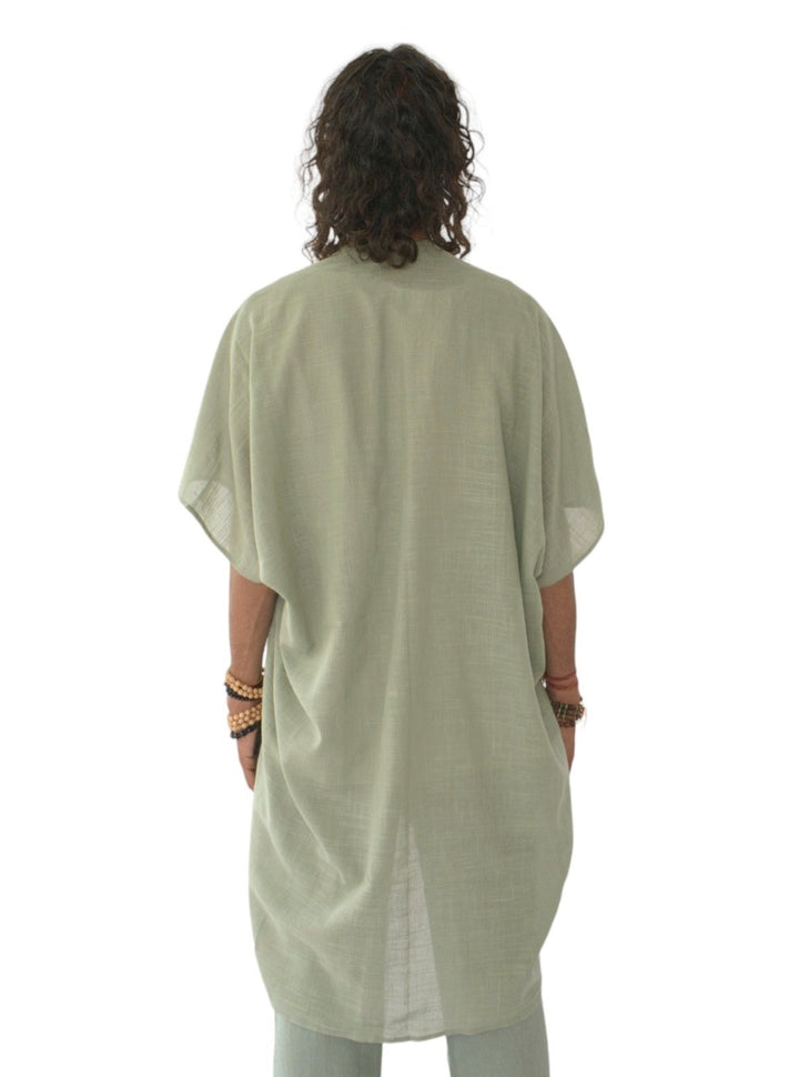 Green Sage Organic Cotton Shrug