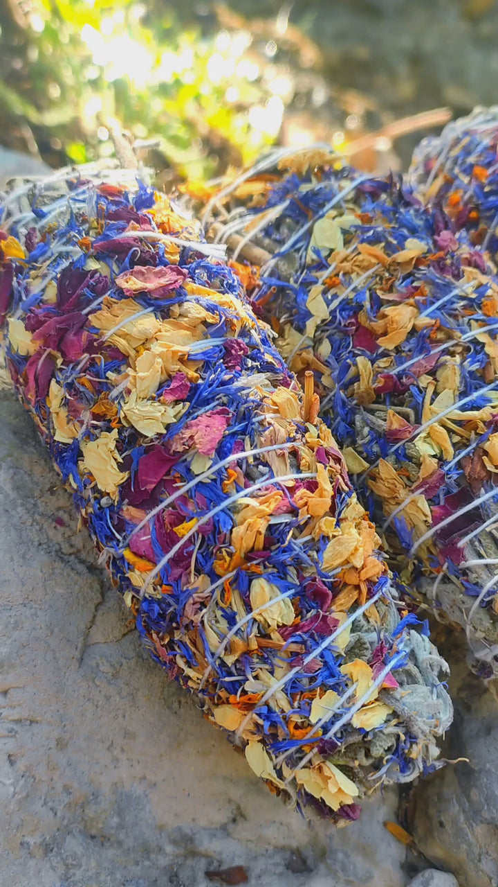 Floral Sage Smudge Sticks