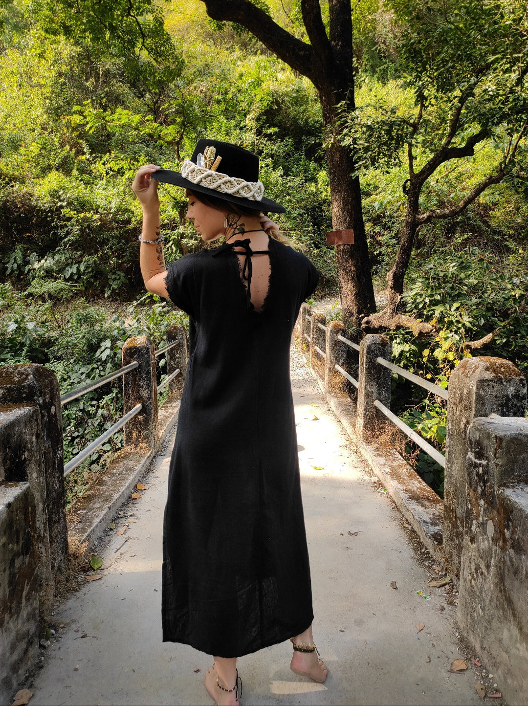 Midnight Wide Brim Fedora