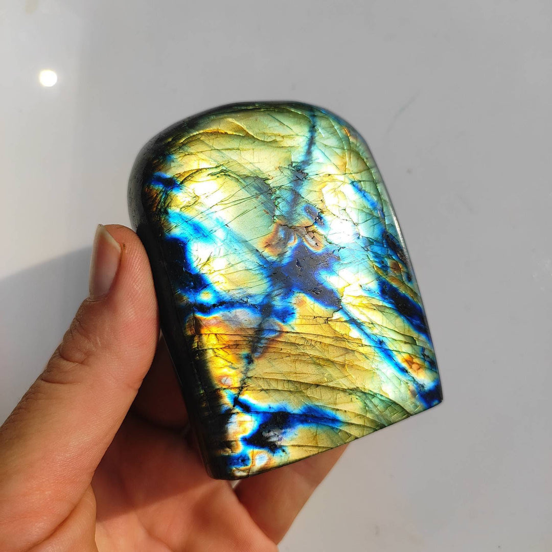 High Quality Labradorite Mineral Free Forms | Labradorite Crystals | Labradorite Feldspar | Labradorite Collection - ShantiShopIndia