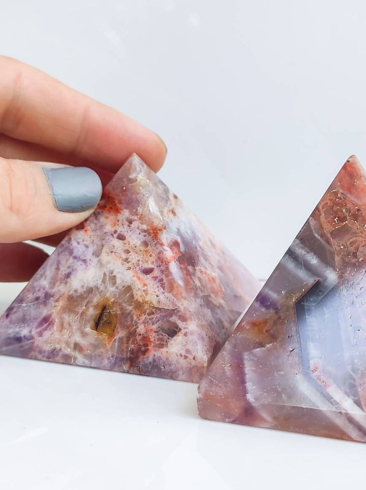 Pink Amethyst Crystal Pyramid